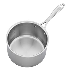 Zwilling spirit 3 ply 4 qt stainless steel saucepan  urban country home decor