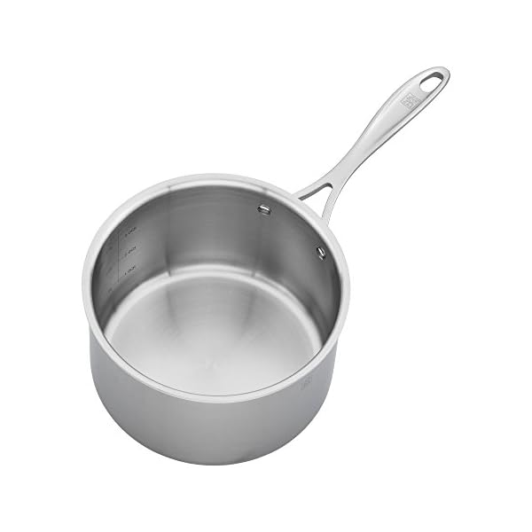 Zwilling spirit 3 ply 4 qt stainless steel saucepan  urban country home decor