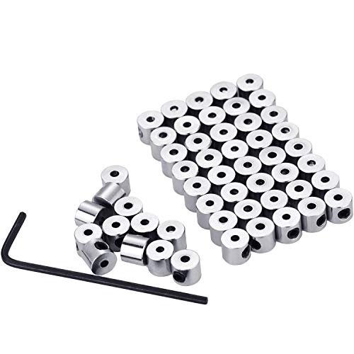 Mudder 100 Pieces Pin Keepers Pin Locks Pin Backs Locking Clasp With Wrench, 6 X 5 Mm #TOP5
