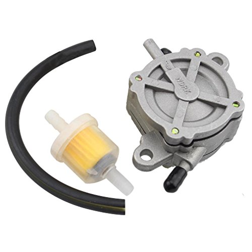 GOOFIT Outlet Vacuum Fuel Pump Assembly for GY6 50cc 125cc 150cc ATV Go Kart Scooter Moped 4 Wheeler Quad Bikes Dune Buggy