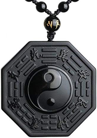 Amazon.com: Black Obsidian Yin Yang 
