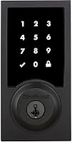 Vista 2 de Kwikset Cerradura inteligente electrónica SmartCode con pantalla táctil de entrada sin llave 916 con seguridad SmartKey y tecnología ZigBee 3.0