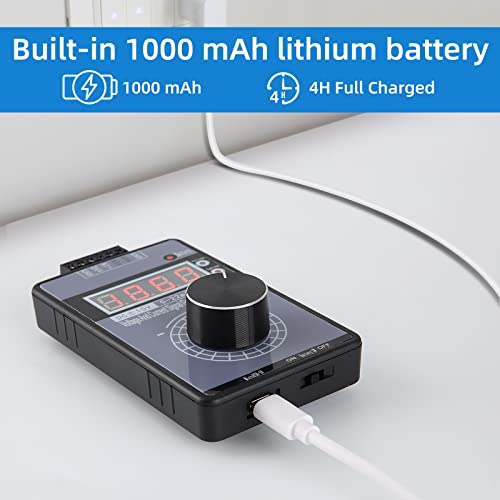 Koolertron 0/4-20mA DC 0-10V Signal Generator,2-IN-1Portable Mini Function Generator Built-in 1000mAh Rechargeable Battery,Analog Generator with 4-Digit LCD Display,Accuracy 0.01,for PLC/Panel Testing