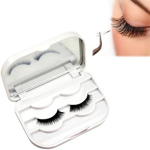 Eyelash Storage Box, Eyelash Organizer, False Makeup Display Cont...