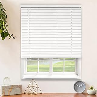 CHICOLOGY Blinds for Windows , Mini Blinds , Window Blinds , Door Blinds , Blinds & Shades , Camper Blinds , Mini Blinds for Windows , Horizontal Window Blinds , Gloss White, 36