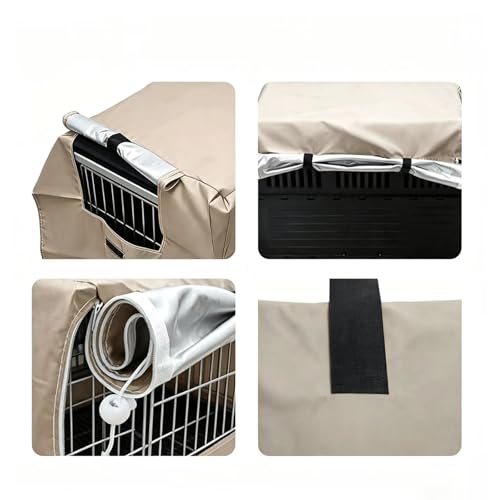 Housse pour cage de chien contre le mordillement et le stress