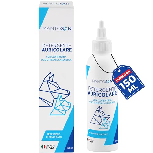 Mantosan Detergente Auricolare Cani Gatti 150ml