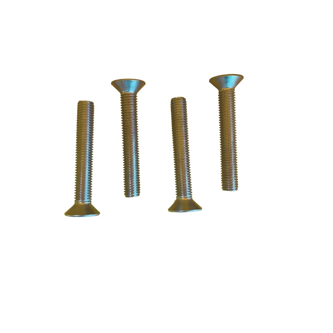 Tornillos de cabeza avellanada ISO 10642 (DIN 7991), A2 M, 12 x 55, 100 unidades, acero inoxidable, cabeza avellanada, hexágono interior, V2A, VA M12 x 55, 100 unidades