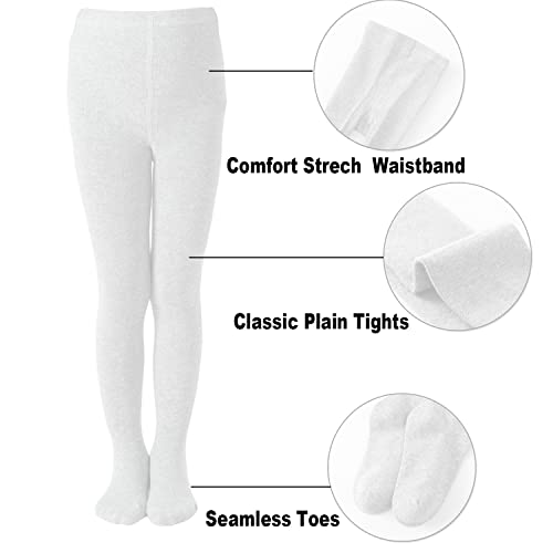Image of EPEIUS Baby Girl Tights Thick Cable Knit Leggings Little Girls Cotton Stockings Pantyhose for Toddlers Child 2-10 Years