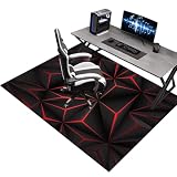 Gaming Stuhlmatten für Parkett, Bürostuhl Unterlage Teppich für Hartböden, Bodenschutzmatte Bürostuhl für Teppichböden, Schreibtischstuhl Unterlage für Laminat, Mehrzweck-Stuhlteppich 60 x 70 cm