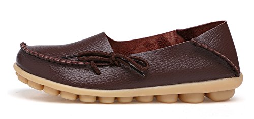 Image of VenusCelia Women's Breathable Comfort Walking Office Flat Loafer