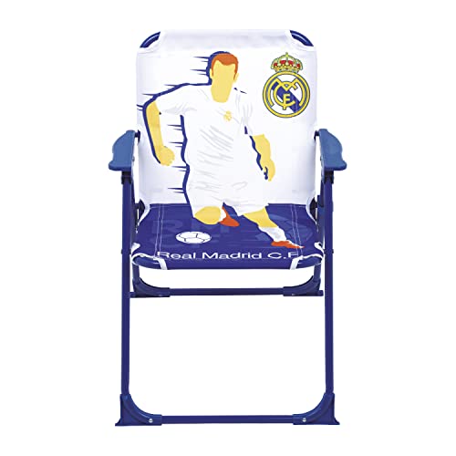 ARDITEX RM13732 Silla Plegable con Brazos de 38x32x53cm de Clubs-Real Madrid CF