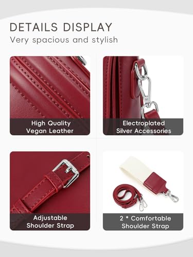 Image of CLUCI Womens Purses and Handbags, Soft Vegan Leather Hobo Bags with Adjustable Strap, Lightweight Slouchy Shoulder Bag