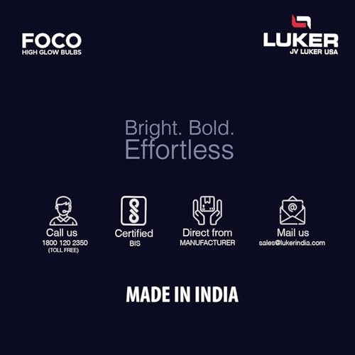 Image of LUKER JVLuker 0.5W LED Bulb B22 Base Energy Efficient Light 120 Degree Wide Beam Coverage High CRI Lights for Home and Office Indoor & Outdoor, 1 Year Warranty (Pack of 1, Blue)