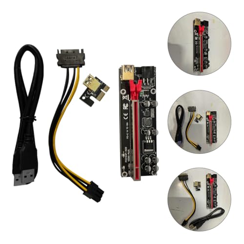 Set de 6 extensores PCI-e para tarjeta gráfica GPU miniatura 7
