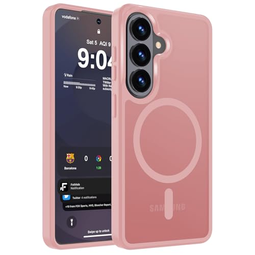 Image of WRJ Magnetic Case for Samsung Galaxy S23 6.1-Inch,Matte Pink
