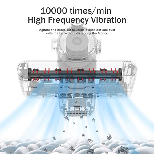 Boreas Mattress Vacuum Cleaner For Allergies And Pet With Steamless Heating, Kills Allergens/Mite/Virus, Multi-Level Filtration And True Hepa Removes Hair, Dander, Dust, For All Fabric, Dark Green #TOP1