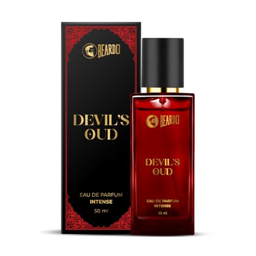 Image of Beardo Devil's Oud Eau De Parfum for Man, 50ml | Long Lasting Fragrance | Perfume For Man | Woody & Oriental | Gift For Men | Husband | Boyfriend