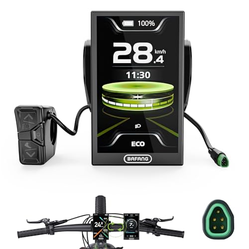 BAFANG DPC010 Ebike Display – 4" TFT Screen, IP66 Waterproof,