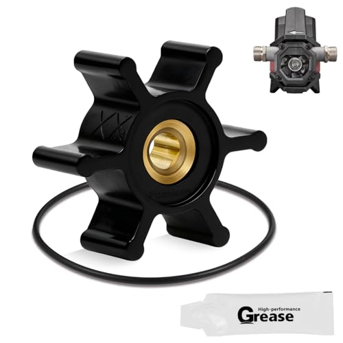 Upgraded Premium Neoprene Impeller with Brass Core & O-Ring Kit Compatible with Milwaukee Transfer Pump M18 Replacement Milwaukee Transfer Pump Impeller for 49-16-2771 Includes Lubricant