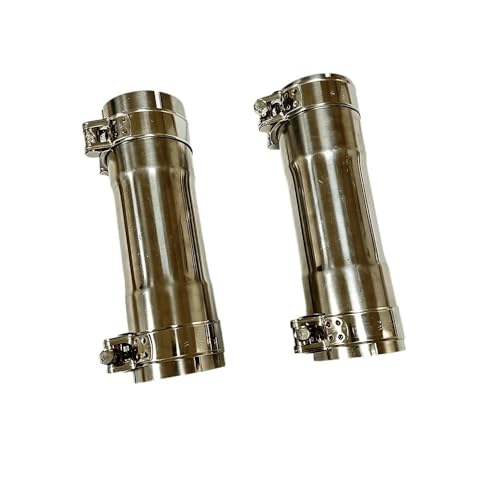 Adaptateur tuyau d'échappement en inox 70mm-66mm-70mm joint bout à bout de voiture