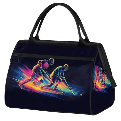 Bolsa de viaje colorida y espaciosa de 24L ideal para organizar tu equipación de hockey y yoga