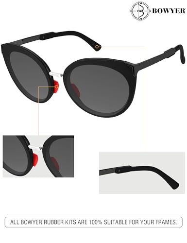 Image of Bowyer 1 Pair Replacement NosePads Compatible with Oakley Frogskins Range /Frogskins Range XL /Top Knot /HSTN /Wildrye /Sielo