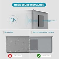 KEOKBON Edelstahl Spülbecken 65x45x19cm Nano Silber – Ansicht 6
