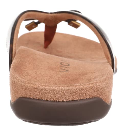 Image of Vionic Women's Rest Bella Toe Post Sandal- Supportive Ladies Orthotic Sandals that include Three Zone Comfort with Arch Support- Flip Flop for Ladies, Medium and Wide Width Size 5-12