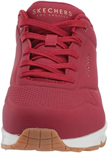 Skechers Womens Uno-Stand on Air Sneaker, Dark Red , 8.5 | Image 1
