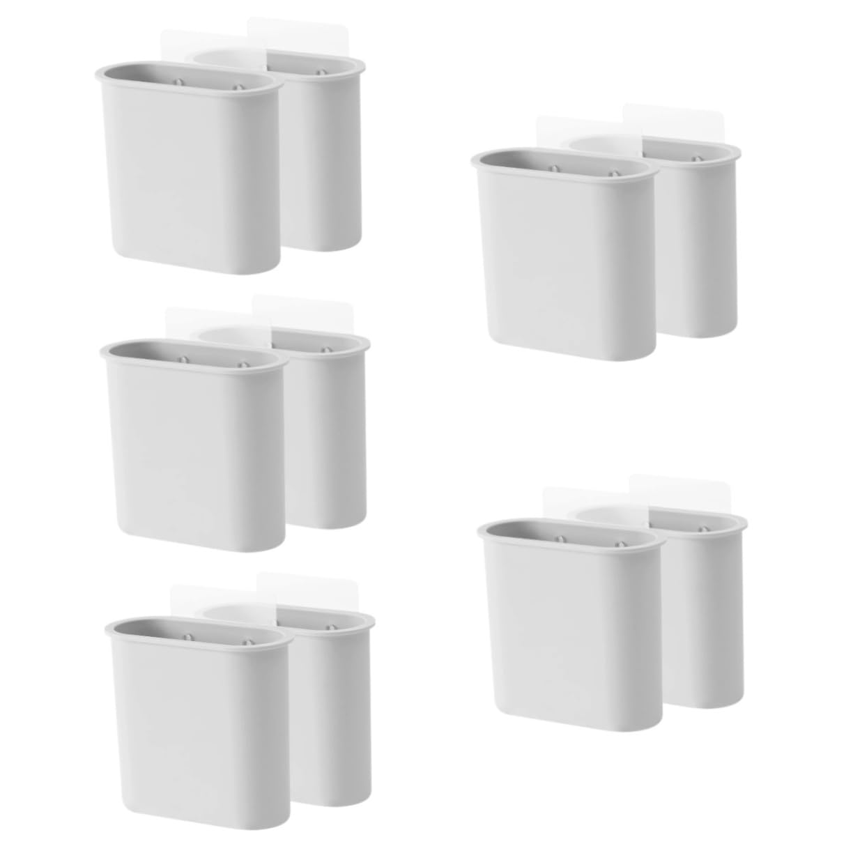 Garneck 10 Pezzi Porta Spazzolino Da Denti Supporto Da Parete Per Spazzolino Da Denti Organizer Da Parete Per La Cucina Organizer Da Parete Per Il Bagno Organizzare La Doccia Plastica