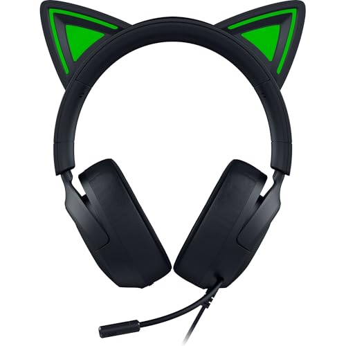Razer Kraken Kitty V3 X - Kabelgebundenes Kitty-Headset für Gaming - Kultige Kitty-Ohren - 270g leicht - HyperClear Kardioid Mikrofon… – Ansicht 9