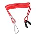 Yuecoom Boat Motor Engine Safety Stop Lanyard,Boat Motor Engine Kill Cord,Outboard Motor Safety Kill Lanyard for Most Outboard Engines-Red