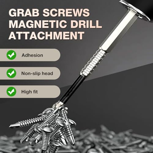 Image of MagFixer High-Magnetic Screwdriver Drill Bit Set, 2025 New k5 Impact Resistant Non Slip Bit, Anti Slip Screwdriver Bits for Dry Wall, Sheetrock (6pc)
