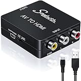 【Breite Kompatibilität】 Unterstützt Quellformate von PAL, NTSC3.58, NTSC4.43, SECAM, PAL / M, PAL / N-Standardfernsehen. Weitgehend kompatibel mit Nintendo 64 PS2 Xbox, WII, STB, VHS, Videorecorder, DVD-Player und andere Geräte mit Standard-Composite-AV-Ausgang.