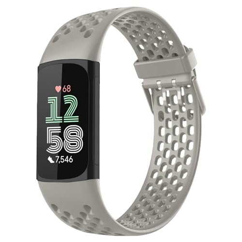 [RoSoki] oh Fitbit Charge 6 / Fitbit Charge 5 Ή VR Xgbv [v X|[coh vxg _炩 h ϊ ϋv ߉\ y E ʋC xg poh Fitb