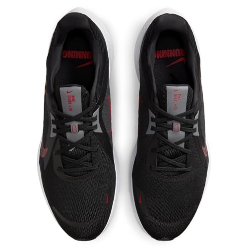 Nike Nike - Quest 5, Men's Running Shoes, Black University Red Smoke Grey, 7.5 US