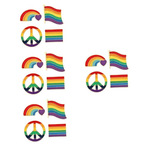 Broche de vêtements arc-en-ciel pour masquer un accroc avec style