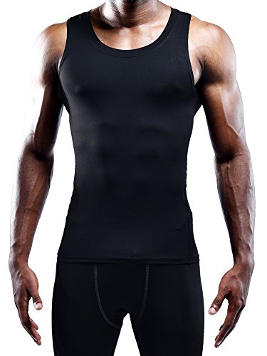 Image of NELEUS Men's 3 Pack Compression Shirt Sport Athletic Workout Tank Top