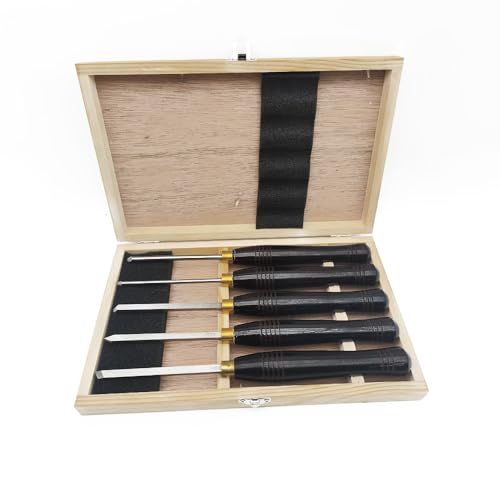 Set de 5 cinceles para torno de madera MKPARTY