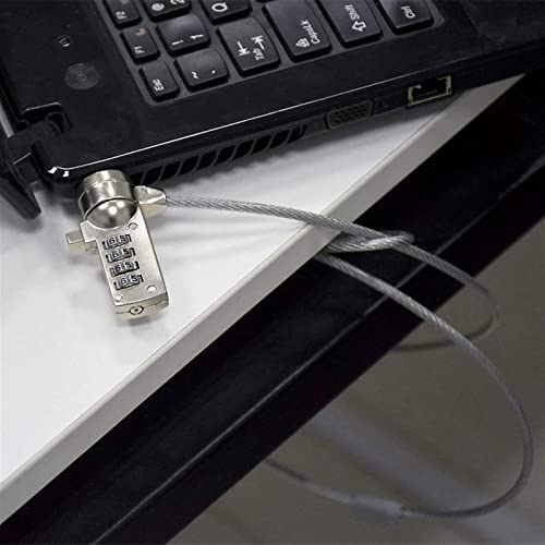Câble de sécurité PC portable à code 4 chiffres pour antivol performant - 6
