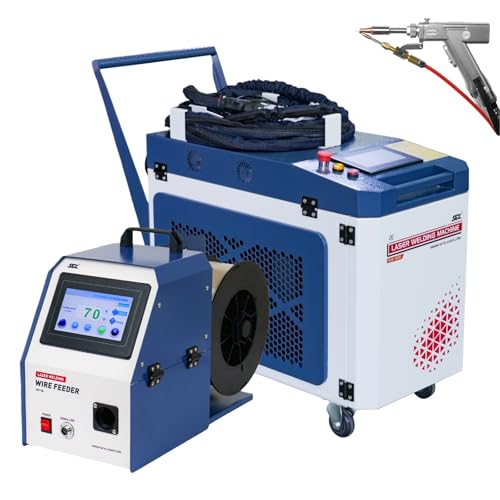 WTTTOOLS Laser Welding Machine 1500 W (0.874mW) 2-in-1 Laser Welder 220V Handheld Fiber Laser Welding Gun Welding Class 2 with Auto Wire Feeder for Metal Carbon Stainless Steel Aluminum, etc.