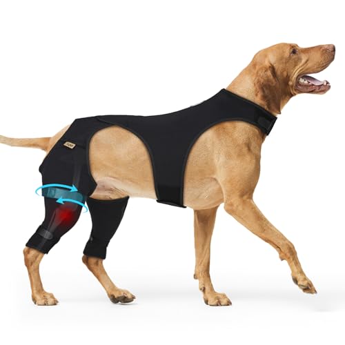 Supet Dog Rear Leg Sleeve to Stop Licking, TPLO Recovery