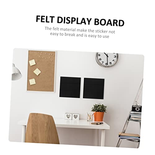 Holibanna 6pcs Paneles acústicos para estudio de grabación de fieltro para pared, paneles de insonorización para reducción de ruido miniatura 6