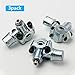 XIMOON BPV-31 Bullet Piercing Tap Valve Kits 3 in 1 Refrigerator Adjustable Valve 1/4, 5/16,3/8 Inch Outside Diameter Pipes Replacement for AP4502525, BPV31D, GPV14, GPV31, GPV38, GPV56, MPV31-3 Sets