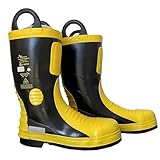 AmpsafeX Firefighter Safety Boots, Flame Resistant...