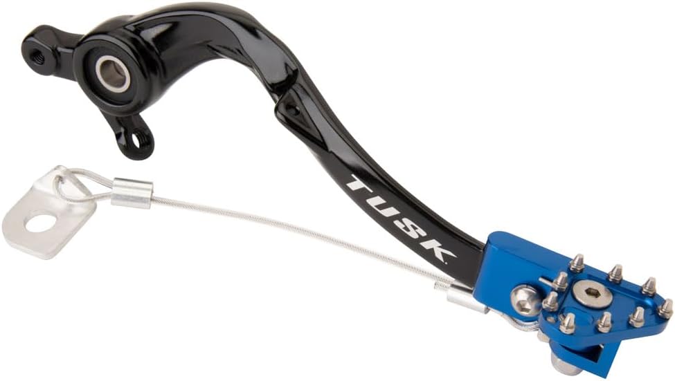 TUSK Aluminum Brake Pedal Blue Tip for Husqvarna FE 350 S 2024-2025