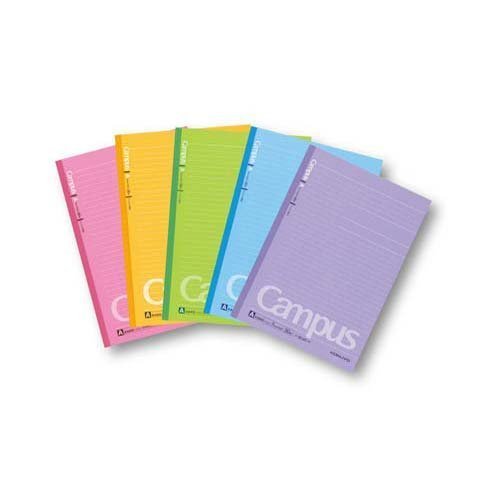 Kokuyo S & T Campus Notes (obramowanie wypełnione kropkami) pięć książek X5 A potargane