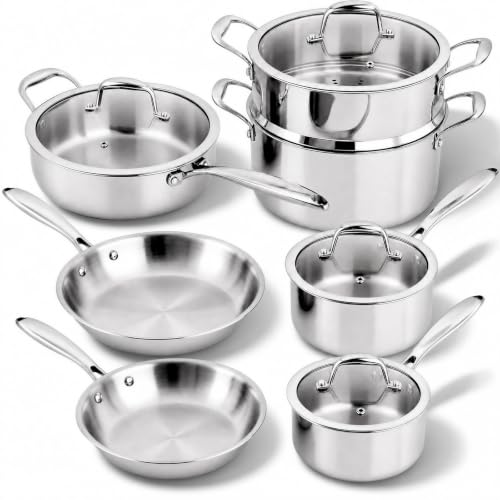Juego de utensilios de cocina de acero inoxidable J - image 1