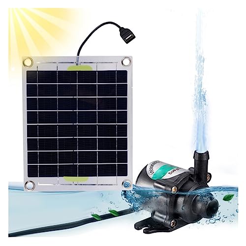 Kit de bomba de agua solar de bricolaje Juego de bomba de agua Solar de 10W, filtro hidropónico de 12V, aireación, pecera, rocalla, bombeo de agua, bomba sumergible, fuente for estanque para baños de
